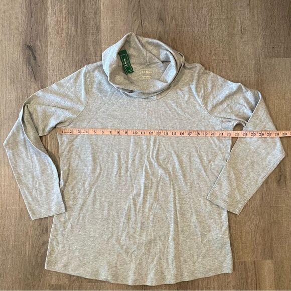 LL Bean Interlock Cowl Tunic Grey XL NWOT - Picture 3 of 7